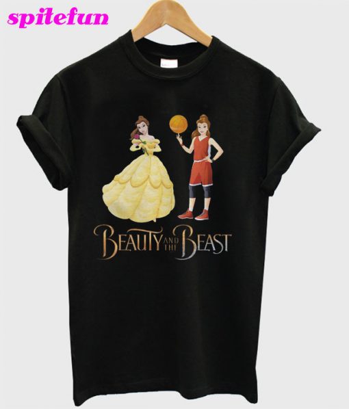 Beauty And The Beast Belle Basketball T-Shirt