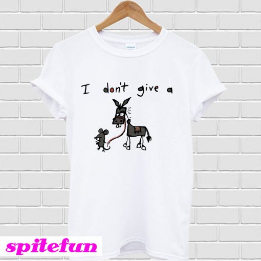 I Don't Give A Rat Donkey T-Shirt