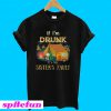 Camping if i'm drunk it's my sister's fault T-shirt