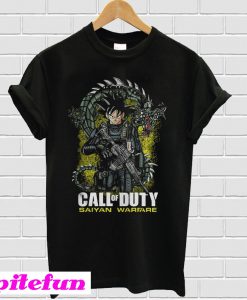 Dragon Ball Songoku Call of Duty Saiyan Warfare T-Shirt