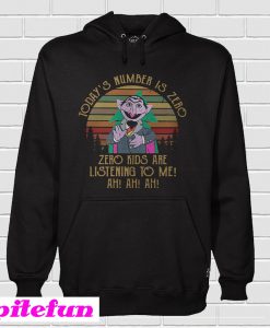 Count Von Count Today’s Number Is Zero Hoodie