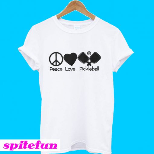 Peace love pickleball T-Shirt