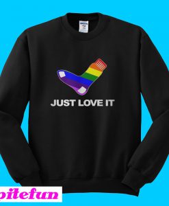 LGBT sock just love it Sweatshirt