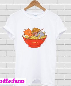 Ramen and cats T-Shirt