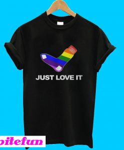 LGBT sock just love it T-shirt