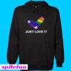 LGBT sock just love it Hoodie