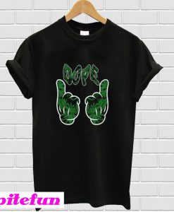 Dope Weed Hands Cartoon T-Shirt