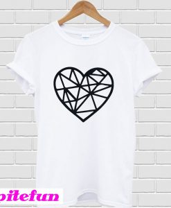 Geometric heart T-Shirt