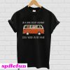 Hippie car and cat on a dark desert highway cool wind in my hair T-Shirt