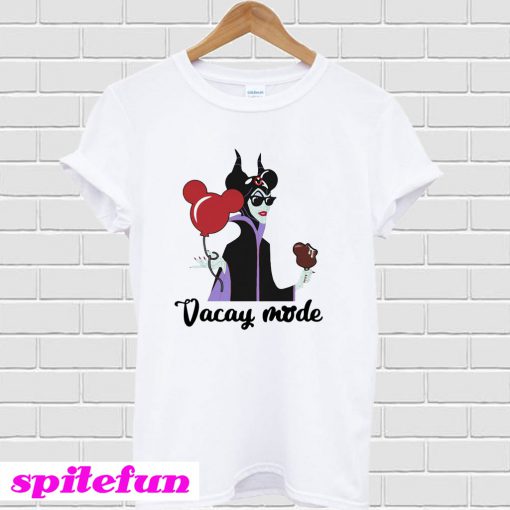 Maleficent Vacay mode mickey mouse T-Shirt