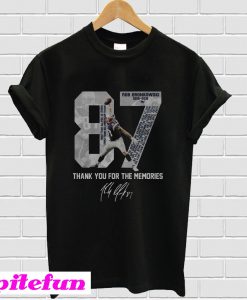 New England Patriots Rob Gronkowski thank you for the memories T-Shirt