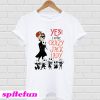 Yes I Am The Crazy Jack Lady Jack Skellington T-Shirt