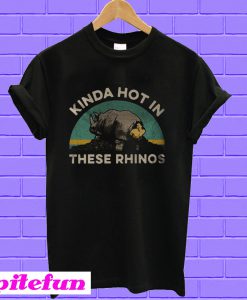 Ace Ventura kinda hot in these rhinos retro T-shirt