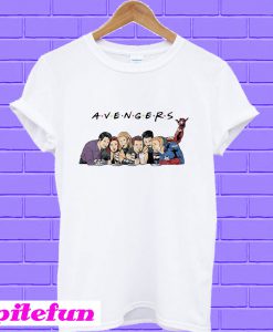 Avengers friends hulk black widow Thor Hawkeye Captain T-Shirt