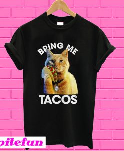 Captain Marvel Goose the cat Bring me tacos T-shirt