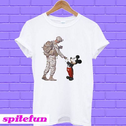 Thankful veteran Disney mickey mouse T-shirt