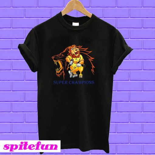 Chennai Super Kings super champions T-shirt