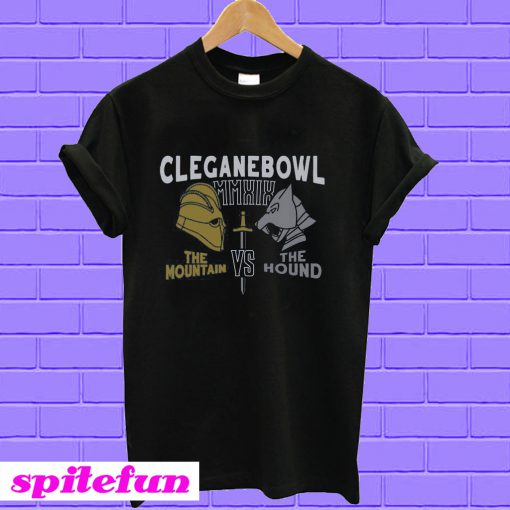 Clegane Bowl - The Mountain vs The Hound T-shirt