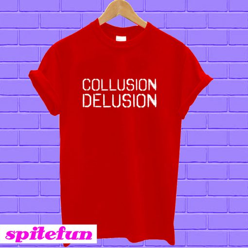 Collusion Delusion Red T-shirt