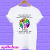 Dabbing Unicorn Back The Fuck Up Sprinkle Tits Today Is Not The Day T-shirt