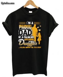 Dad And Awesome Daughter Gift T-shirt