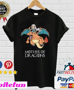 Daenerys Targaryen Mother Of Dragons GOT Mashup Pokemon T-shirt