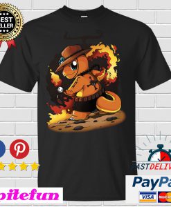 Ace Fire and Charizard One Piece and Pokemon T-shirt