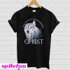Ghost Lone Wolf In Forest Game Day or Winning The Throne T-Shirt