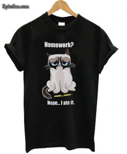 Grumpy Cat Boys' No Homework T-shirt