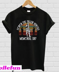 Honor The Fallen Heroes Memorial Day Vintage T-shirt