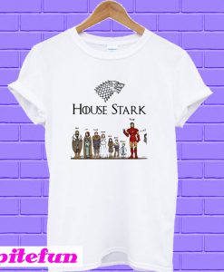 House Stark Game of Thrones and Iron Man T-shirt