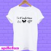 I’m a simple woman I like Harry Potter Mickey Mouse and House Stark Wolf T-shirt