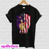 Independence Day 4th Of July Crown Royal American Flag T-shirt