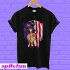 Independence day 4th of July Crown Royal America Flag T-shirt