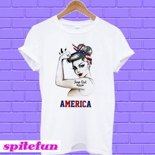 Jeep girl America T-shirt