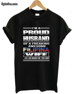 Proud Husband Of Awesome Filipina Wife T-shirt