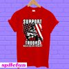 Support Our Troops Wear Red on Friday T-shirt