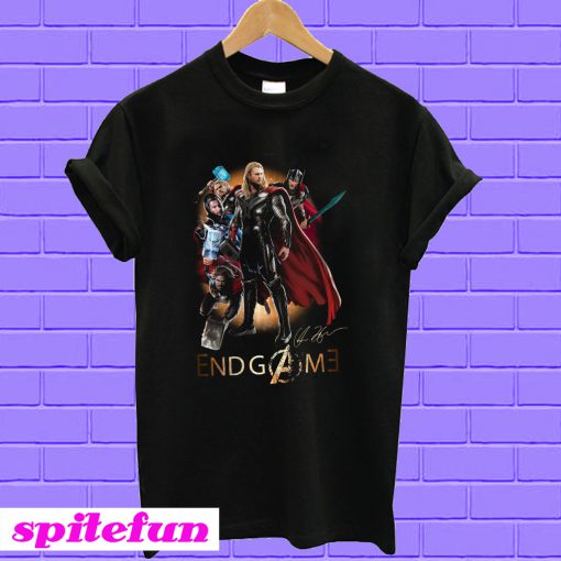 Thor Avengers Endgame signature T-shirt