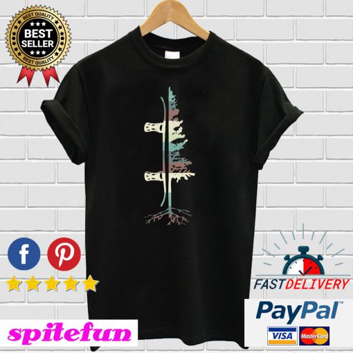 Vintage Pine Snowboard T-shirt
