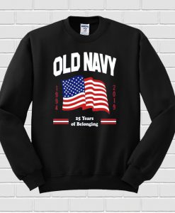 Old Navy Purple Flag Sweatshirt