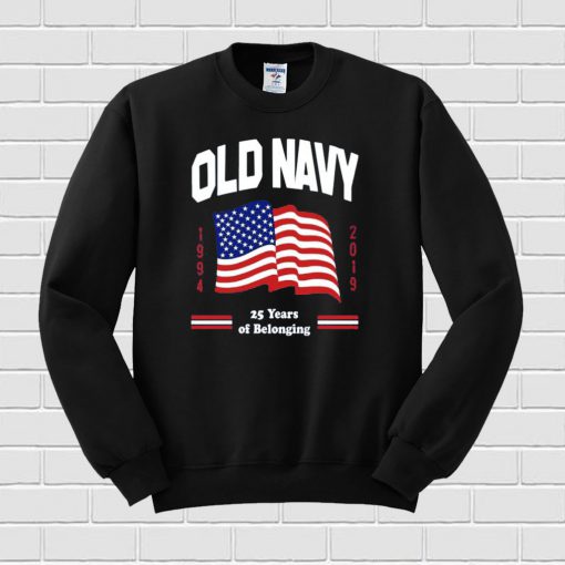 Old Navy Purple Flag Sweatshirt