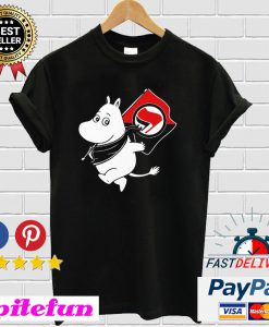 Antifa Moomin Anti-Fascist T-Shirt