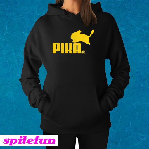 Pika Pikachu Pokemon Go Funny Puma Parody Hoodie