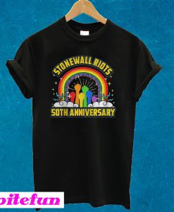Gay Pride the Stonewall Riots 50th Anniversary T-Shirt