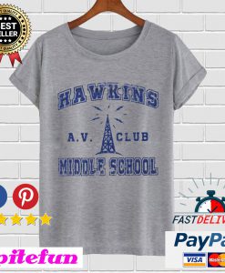 Hawkins AV CLUB Middle School T-Shirt