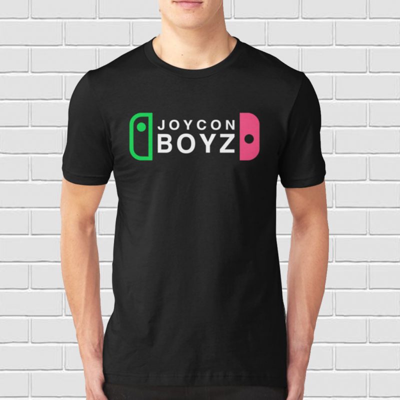 Joycon Boyz Green & Pink Slim Fit T-Shirt