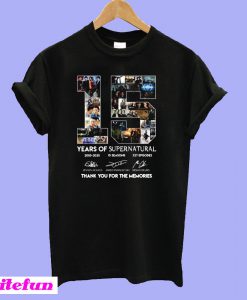 15 Year Of Supernatural T-shirt