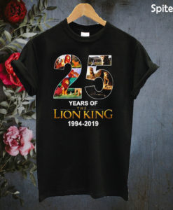 25 years of the Lion King 1994 – 2019 T-shirt