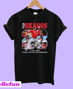 28 Years Tyler Skaggs 1991 2019 Thank You For The Memories T-Shirt