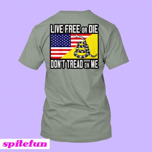 American Flag Gadsden Flag Combo T-Shirt